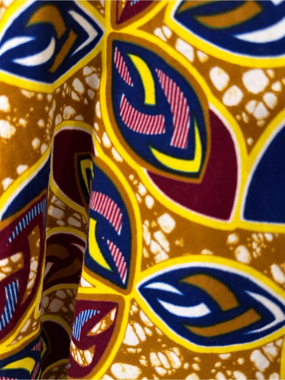3/4 Sleeve Mustard Abstract Print Fit & Flare Dress | Women’s Medium/Large | - Picture 11 of 12